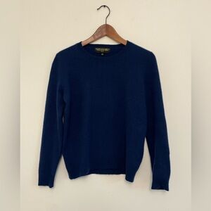 100% Cashmere Regal Blue Vintage Hudson’s Bay Sweater